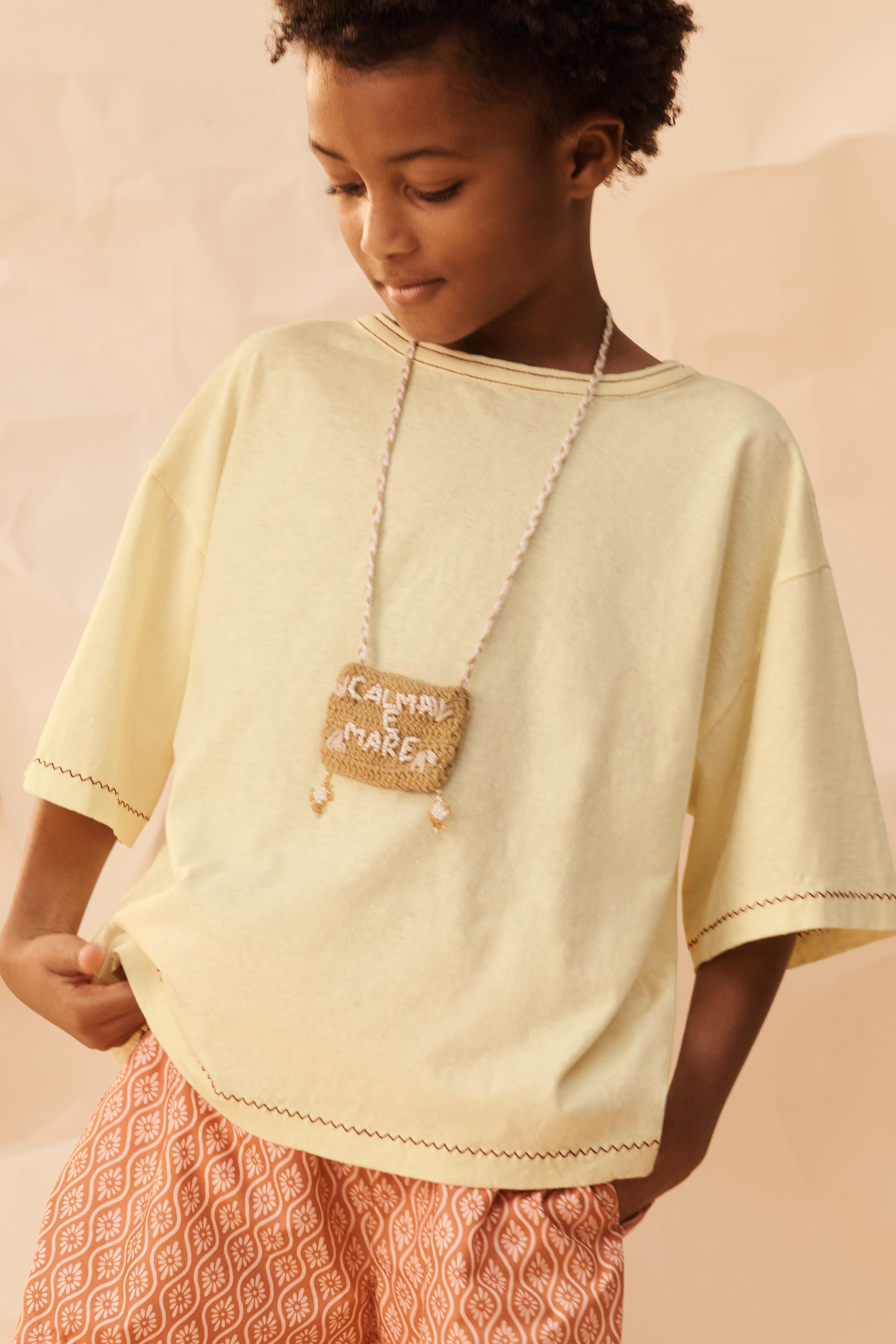 LIMITED EDITION EMBROIDERED FLORAL STITCH T-SHIRT